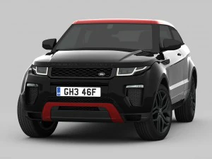range rover evoque ember edition 2017 3D Model