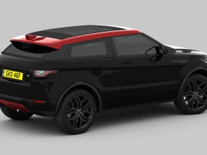 range rover evoque ember edition 2017 3D Model