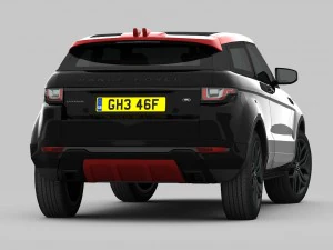 range rover evoque ember edition 2017 3D Model