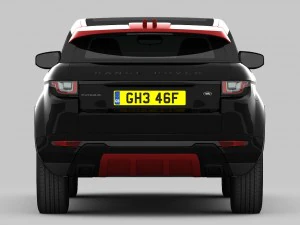 range rover evoque ember edition 2017 3D Model