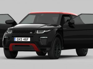range rover evoque ember edition 2017 3D Model