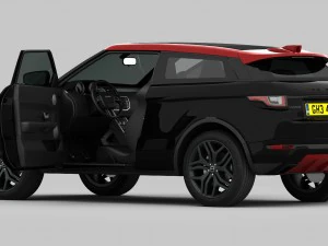 range rover evoque ember edition 2017 3D Model