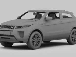 range rover evoque ember edition 2017 3D 模型