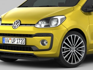 volkswagen up 2017 detailed interior 3D Model