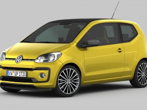 volkswagen up 2017 detailed interior 3D Model