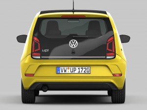 volkswagen up 2017 detailed interior 3D Model