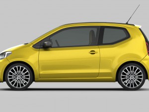 volkswagen up 2017 detailed interior 3D Model