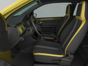 volkswagen up 2017 detailed interior 3D Model