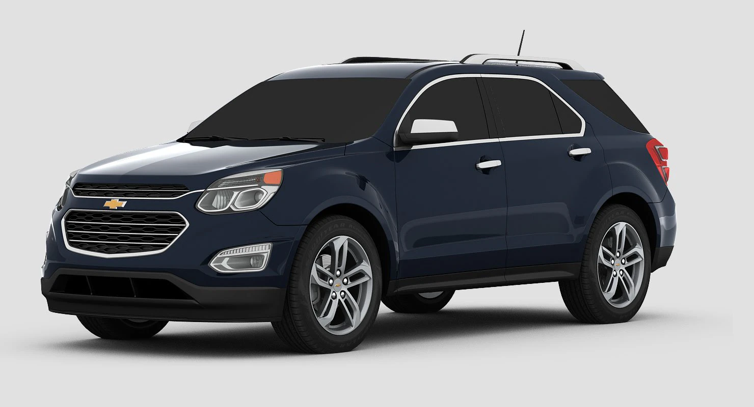 chevrolet equinox 2016 3D Model .c4d .max .obj .3ds .fbx .stl .blend 