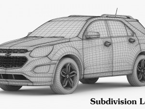 chevrolet equinox 2016 3Dモデル