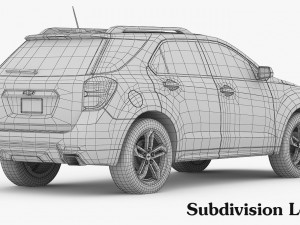 chevrolet equinox 2016 3Dモデル