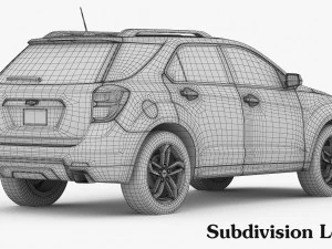 chevrolet equinox 2016 3D Model