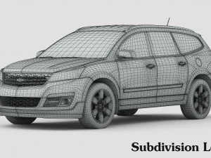 chevrolet traversa 2016 Modello 3D
