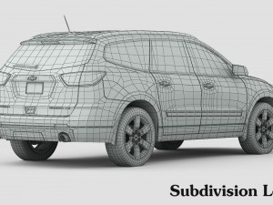 chevrolet traverse 2016 3D Model