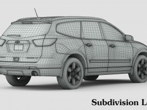 chevrolet traverse 2016 3D Model