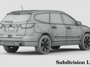 chevrolet traversa 2016 Modello 3D