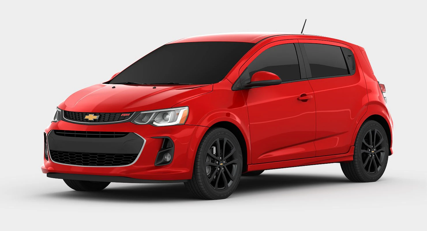 chevrolet sonic hatchback 2017 3D Model .c4d .max .obj .3ds .fbx .stl .blend 