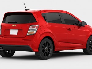 chevrolet sonic hatchback 2017 3Dモデル