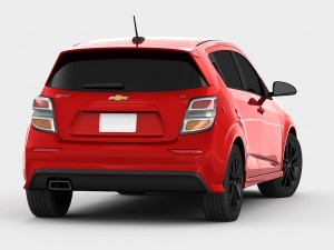 chevrolet sonic hatchback 2017 3Dモデル