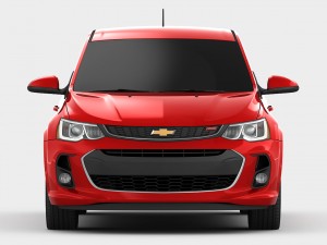 chevrolet sonic hatchback 2017 3Dモデル