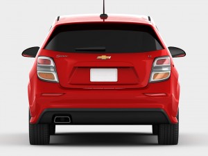 chevrolet sonic hatchback 2017 3Dモデル