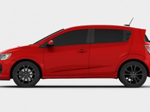chevrolet sonic hatchback 2017 3Dモデル