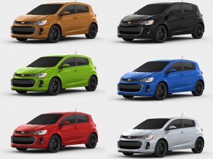 chevrolet sonic hatchback 2017 3Dモデル