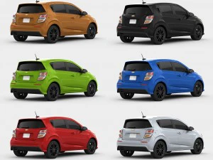 chevrolet sonic hatchback 2017 3D Model