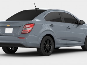 chevrolet sonic sedan 2017 Modèle 3D