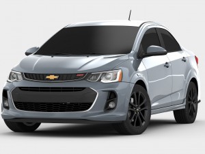 chevrolet sonic sedan 2017 Modèle 3D