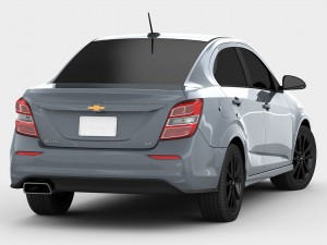chevrolet sonic sedan 2017 Modèle 3D