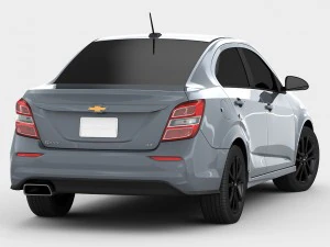 chevrolet sonic sedan 2017 3D Model