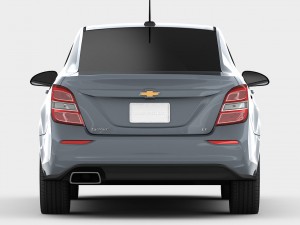 chevrolet sonic sedan 2017 Modèle 3D