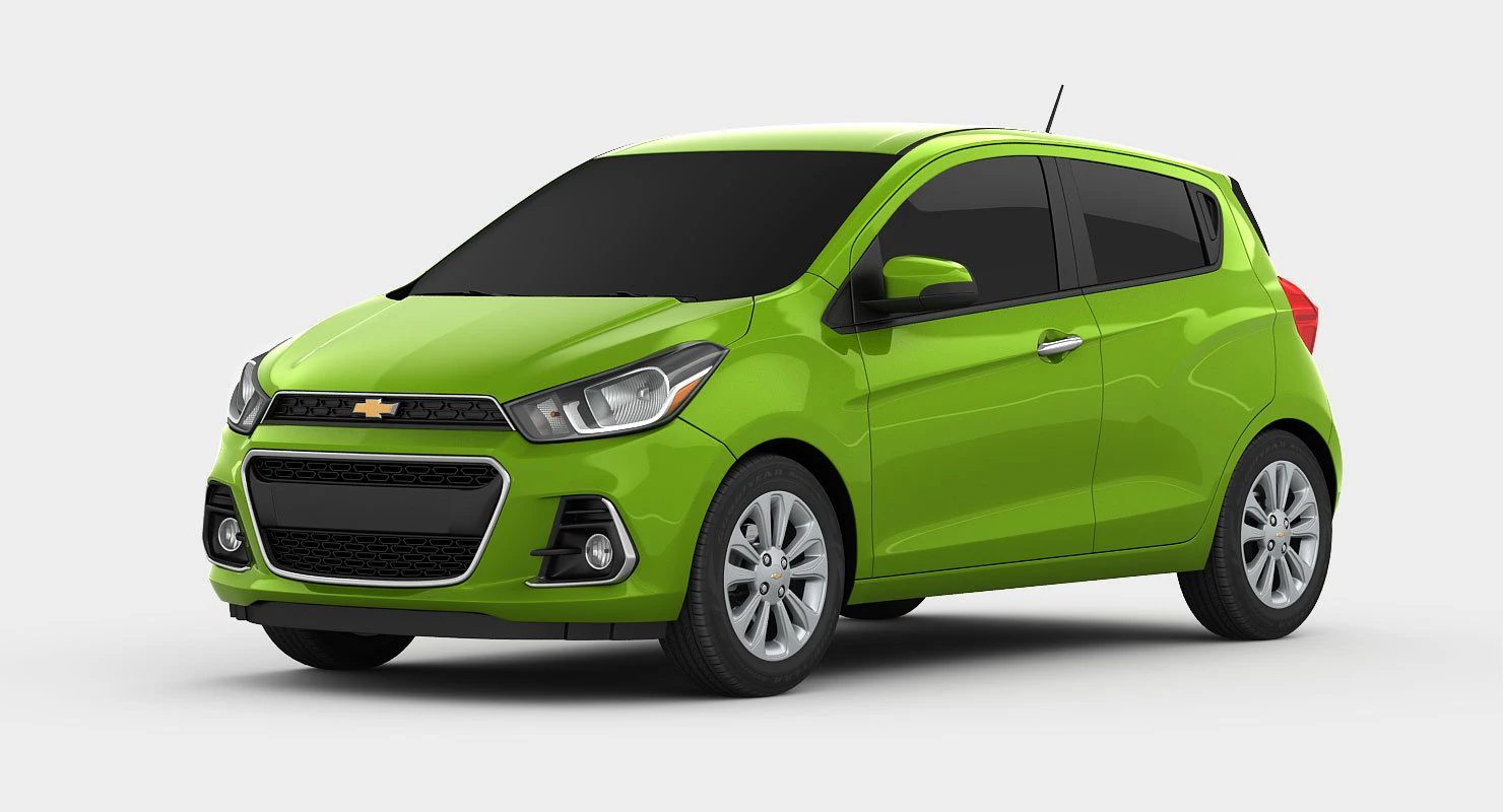 chevrolet spark 2017 3D Model .c4d .max .obj .3ds .fbx .stl .blend