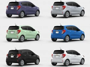 chevrolet spark 2017 3D Model