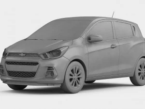 chevrolet spark 2017 3D Model