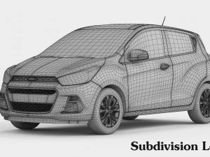 chevrolet spark 2017 3D Model