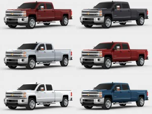 chevrolet silverado 3500hd 2017 Modèle 3D