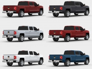 chevrolet silverado 3500hd 2017 Modèle 3D