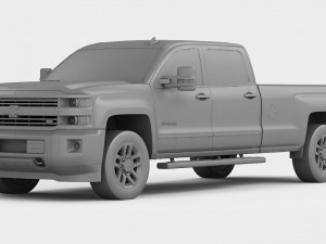 chevrolet silverado 3500hd 2017 Modèle 3D