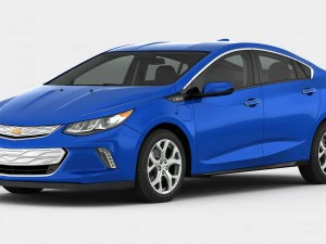 chevrolet volt 2017 detaylı iç mekan 3D Model