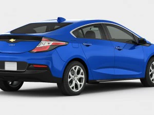 chevrolet volt 2017 детальний інтер'єр 3D Модель