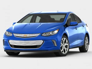 chevrolet volt 2017 детальний інтер'єр 3D Модель