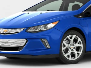 chevrolet volt 2017 детальний інтер'єр 3D Модель