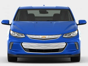 chevrolet volt 2017 детальний інтер'єр 3D Модель