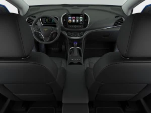 chevrolet volt 2017 детальний інтер'єр 3D Модель
