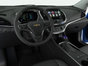 chevrolet volt 2017 детальний інтер'єр 3D Модель