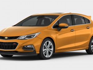 chevrolet cruze hatchback 2017 detailed interior Model 3D