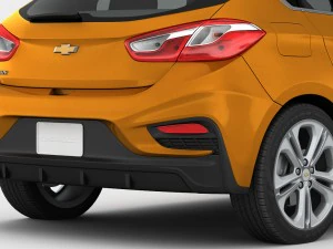 chevrolet cruze hatchback 2017 detailed interior 3D Model