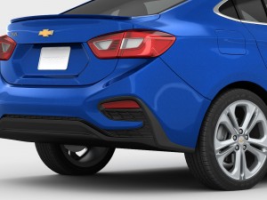 Chevrolet cruze 2016 detailed interior Model 3D